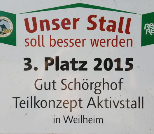 Unser Stall soll besser werden